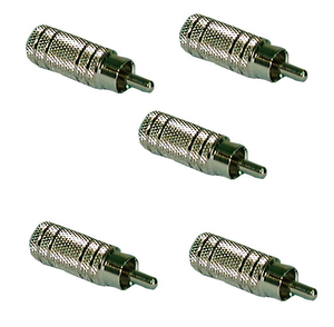 Shielded RCA Plug 25 Pack, MS10-25