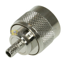 Load image into Gallery viewer, N Male Crimping Connector, for Cable RG174, RG179, RG316, LMR-100 - N-004-174

