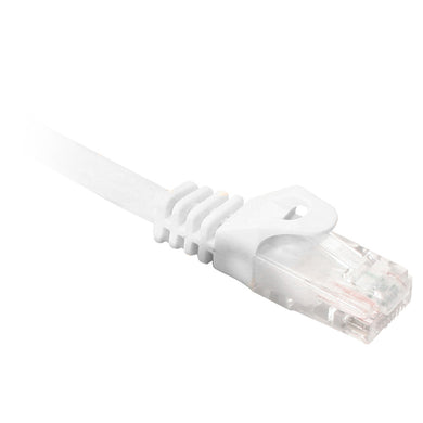 Catagory 6 Patch Cord, Snagless, 10ft, White, NPC-6810