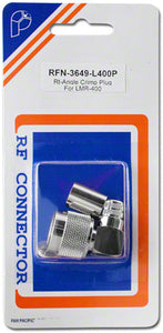 RFN-3649-L400P - N male right angle crimp for LMR-400