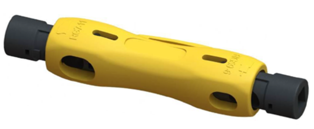 ONE STEP CATV COAXIAL CABLE STRIPPER RG-59/6/11