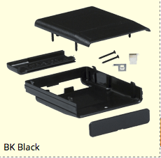 M6, Black - Handheld Remote Electronic Enclosures