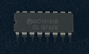 MC14161BCL - Motorola Integrated Circuit