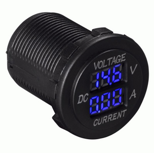 In-Dash Voltage and Amperage Meter w/ LED Display - IBR93