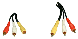 Video Dubbing Cable Stereo GOLD 1.5', VCK81T