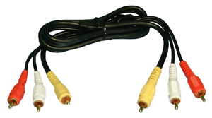 Video Dubbing Cable Stereo GOLD 3', VCK83T