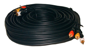 Stereo Video Dubbing Cable, (3) RCA (M) 50', VCK850T