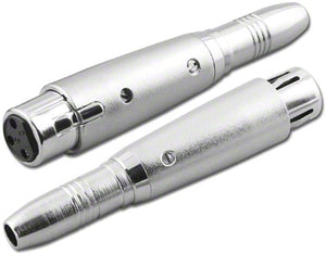 XAD-3F63F-P - XLR 3 pin female to 1/4 inch stereo female adaptor