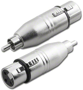 XAD-3FRCAM-P - XLR 3 pin female to RCA  male adaptor