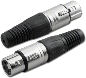 XCM-3S-P - XLR 3 pin male mic connector with plastic strain relief