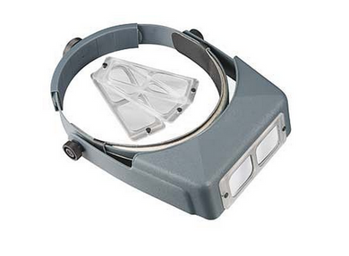 OptiVisor® Binocular Headband Magnifier Set, ALS-1