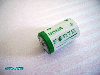 ER14250, 3.6V 1200MAh, Lithium Cell, COMP-4DIP