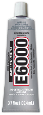 E6000 BLACK, 3.7 Oz Tube, 230031