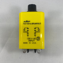 Load image into Gallery viewer, CUB-51-70010  -  POTTER &amp; BRUMFIELD Time Delay Relay -120Vac
