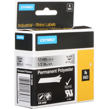 Load image into Gallery viewer, DYMO 1/2 inch METALLIZED PERM. POLY -18486
