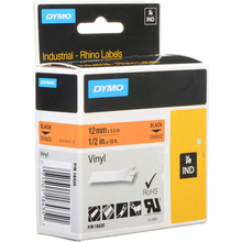 Load image into Gallery viewer, DYMO 1/2 inch Orange Vinyl Label Refill -18435
