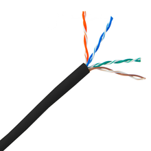 Load image into Gallery viewer, 5E04URBK4 - 1000&#39; Network Cable Unshielded Twisted Pairs (UTP) - CMR Rated CAT5e - Pull Box - Black
