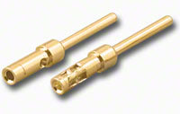 Load image into Gallery viewer, 24-28 AWG Male Machined Crimp Pin 25 pcs
