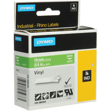 Load image into Gallery viewer, DYMO 3/4 inch White on Green Dymo Label Refill  -1805420
