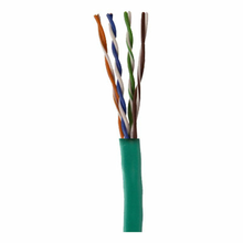 Load image into Gallery viewer, 5E04URGN4 - 1000&#39; Network Cable Unshielded Twisted Pairs (UTP) - CMR Rated CAT5e - Pull Box - Green
