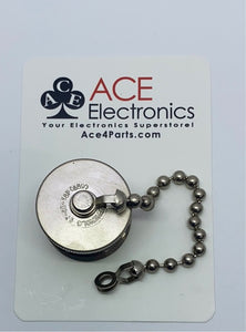 9760-18P(689) Amphenol Size 18 Dust Cap with Chain, Cad