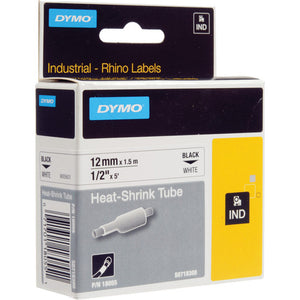 DYMO 1/2 inch Heat Shrink Tube Label Refill -18055