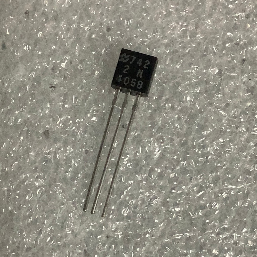 2N4058 - NATIONAL SEMI - Silicon PNP Transistor  MFG -NATIONAL SEMI