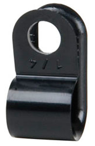 1/4”  CABLE CLAMP BLACK