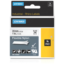 Load image into Gallery viewer, DYMO  1 inch White Flex Nylon Label Refill -1734524
