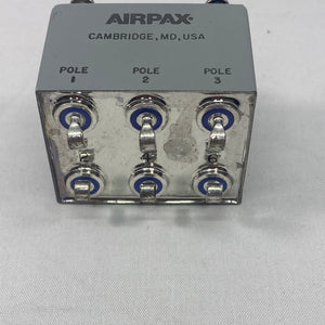 M39019/05-227 - AIRPAX 4 Amp 3 Pole Mil Spec Circuit Breaker