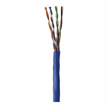 Load image into Gallery viewer, 6E04URBL4N - 1000&#39; Network Cable Unshielded Twisted Pairs (UTP) - CMR Rated CAT6 - Pull Box - Blue
