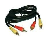 Load image into Gallery viewer, Video Dubbing Cable Mono GOLD 6&#39;  #VCK4T
