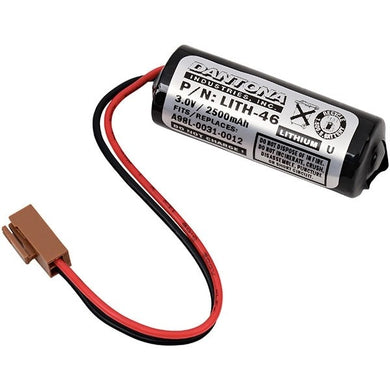 3V 2500mAH LITHIUM BATTERY W/ LEADS, LITH-46P