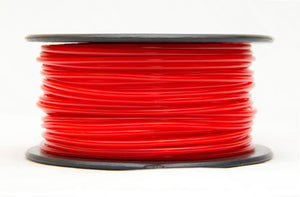 PLA, 3.0 mm, 0.25 KG SPOOL - PREMIUM 3D FILAMENT- RED  PLA30RE25