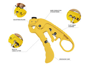 Adjustable UTP Stripper - Yellow